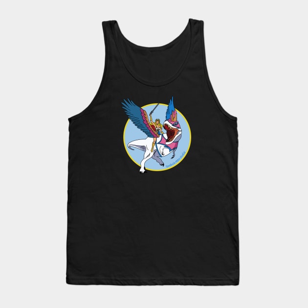 She-Rawr Tank Top by Medusa Raptor Studios